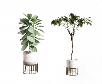 Modern Ground Green Plant Potted Plants-ID:582890033