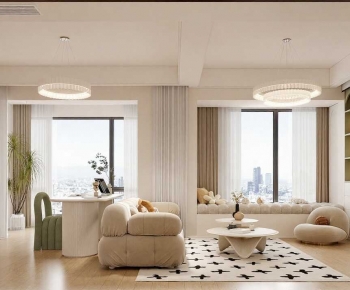 French Style A Living Room-ID:568037991