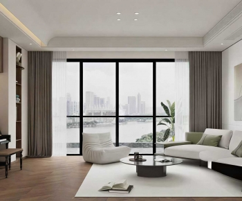 Modern A Living Room-ID:301371108