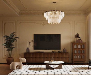 French Style A Living Room-ID:332333093