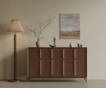 Wabi-sabi Style Entrance Cabinet-ID:483660948