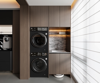 Modern Laundry Cabinet-ID:877827883