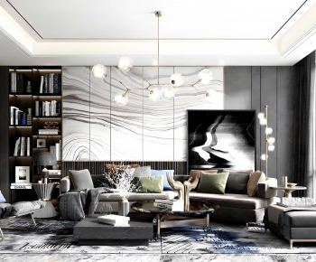 Modern A Living Room-ID:787792921