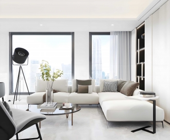 Modern A Living Room-ID:655590061