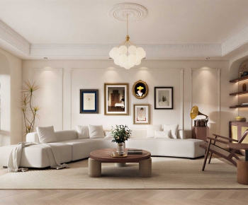 French Style A Living Room-ID:895783901