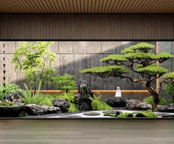 New Chinese Style Plant Landscaping-ID:258435015