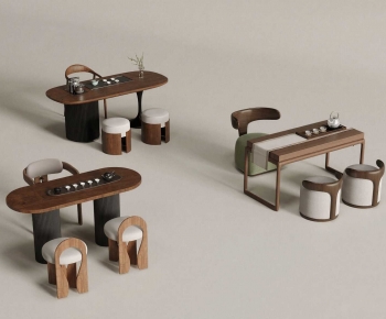 New Chinese Style Tea Tables And Chairs-ID:205440578