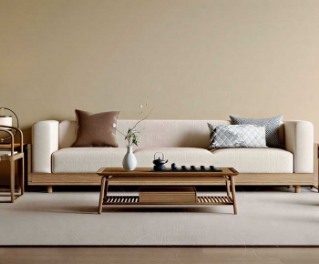 New Chinese Style Sofa Combination-ID:404679811