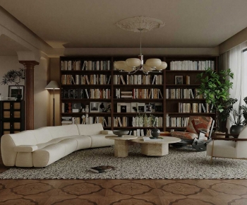 French Style A Living Room-ID:142925989