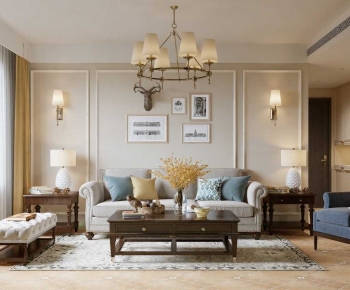 American Style A Living Room-ID:507016903