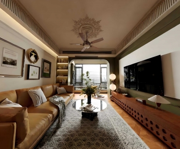 Retro Style A Living Room-ID:279011963