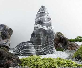 New Chinese Style Plant Landscaping-ID:485461009