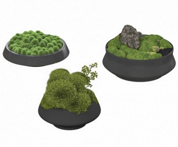 Modern Potted Green Plant-ID:938031913