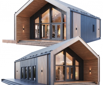 Modern Building Appearance-ID:477804903