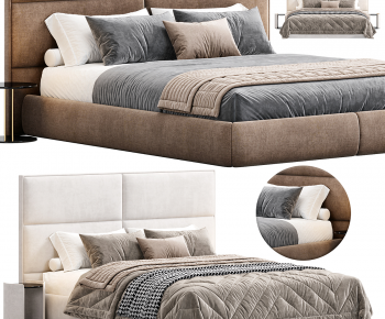 Modern Double Bed-ID:408586989