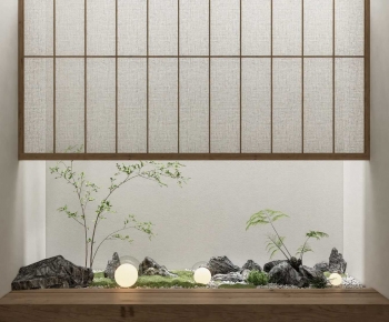 New Chinese Style Plant Landscaping-ID:879364014