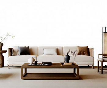 New Chinese Style Sofa Combination-ID:918797022