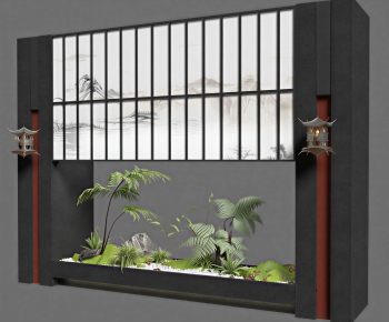 New Chinese Style Plant Landscaping-ID:474791059