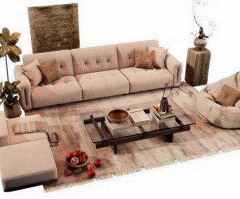 Wabi-sabi Style Sofa Combination-ID:450001006