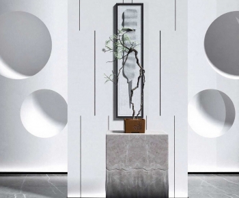 New Chinese Style Potted Green Plant-ID:281064991