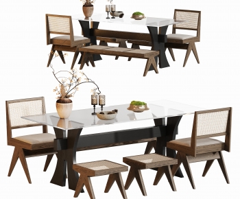 Modern Dining Table And Chairs-ID:580589065