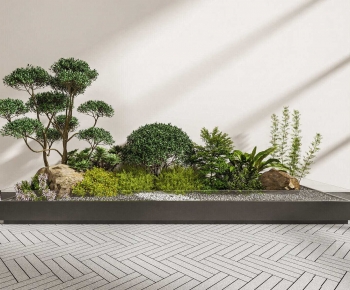 New Chinese Style Plant Landscaping-ID:664079276