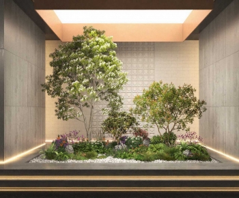 New Chinese Style Plant Landscaping-ID:685878043