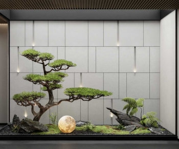 New Chinese Style Plant Landscaping-ID:930696011