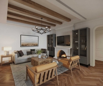 Modern A Living Room-ID:245656972