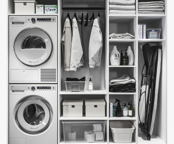Modern Laundry Cabinet-ID:775044924