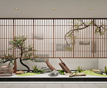 New Chinese Style Plant Landscaping-ID:409960994