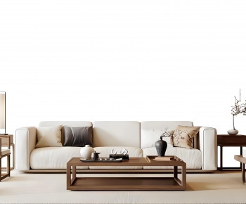 New Chinese Style Sofa Combination-ID:251574991