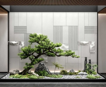 New Chinese Style Plant Landscaping-ID:670886048