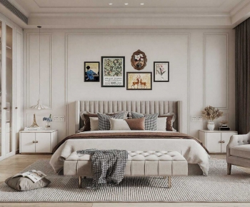 American Style Bedroom-ID:459391126
