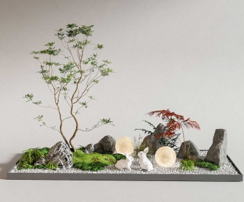 New Chinese Style Plant Landscaping-ID:558794989