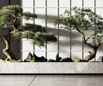 New Chinese Style Plant Landscaping-ID:937982082