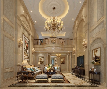 European Style A Living Room-ID:387670997