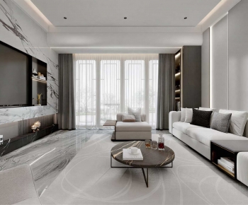 Modern A Living Room-ID:344455962