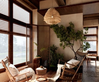 Wabi-sabi Style Leisure Balcony-ID:782803064