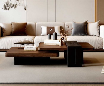 New Chinese Style Sofa Combination-ID:753900057