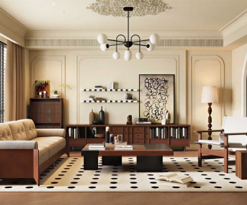 French Style A Living Room-ID:679332973