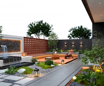 Modern Courtyard/landscape-ID:727201945