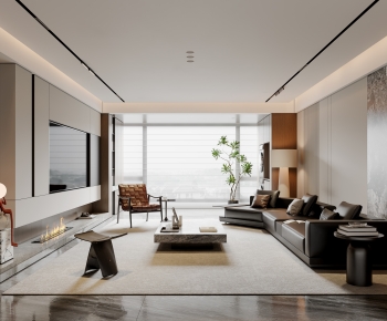 Modern A Living Room-ID:438671129
