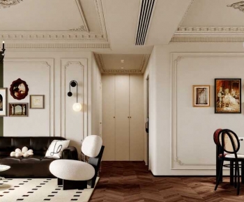 French Style A Living Room-ID:522464048