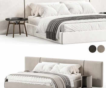 Modern Double Bed-ID:374589052
