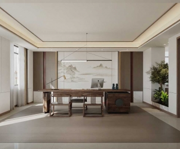 New Chinese Style Manager's Office-ID:559788943