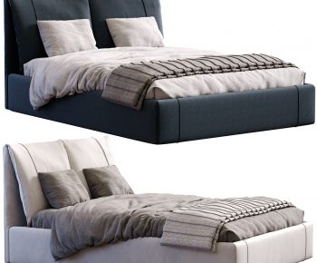 Modern Double Bed-ID:474459896