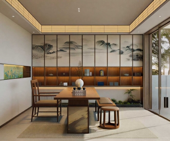 New Chinese Style Tea House-ID:790069159