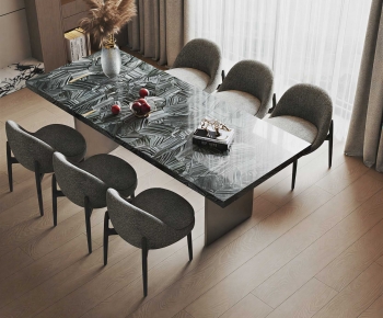 Modern Dining Table And Chairs-ID:668143996