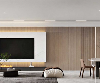 Modern A Living Room-ID:841799975